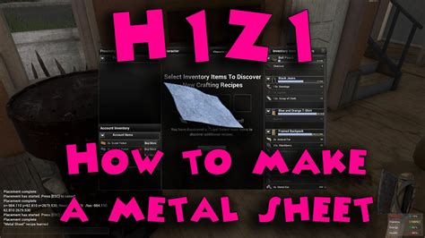 how to make a metal house h1z1|H1Z1 .